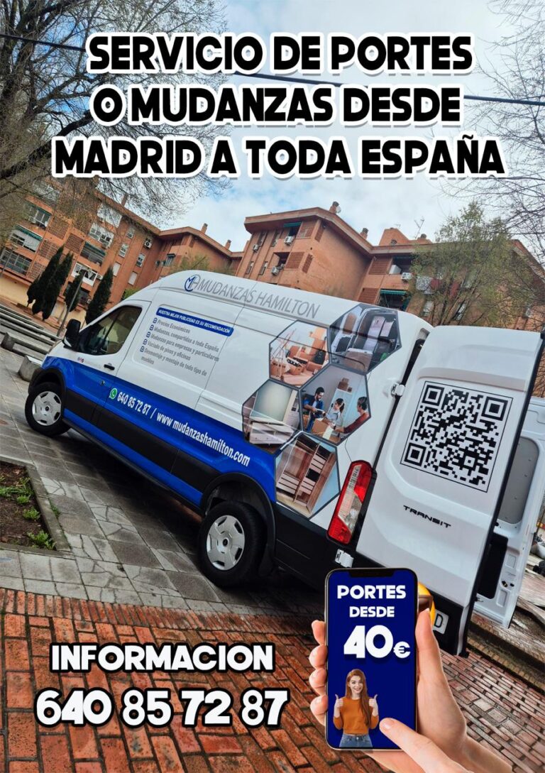 Mudanzas pequeñas con montaje de muebles y embalaje en Madrid