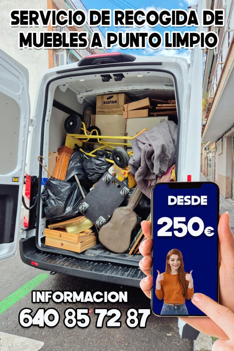 Mudanzas de enseres y muebles a toda España desde Madrid